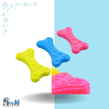 Rubber Cheweble Bone Toy for Dogs