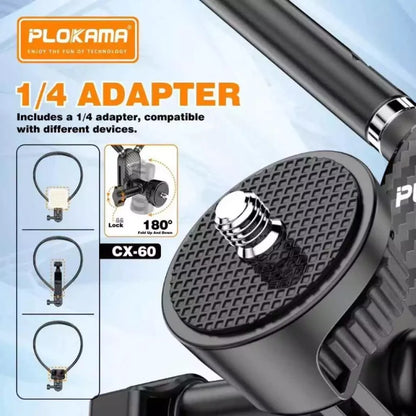 PLOKAMA CX-60 Neck Bracket for Sports Camera and Smartphone