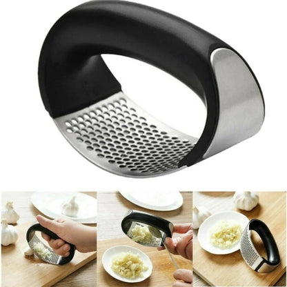 Stainless Steel Garlic Press Garlic Mincer, Manual Chopping Garlic Tools