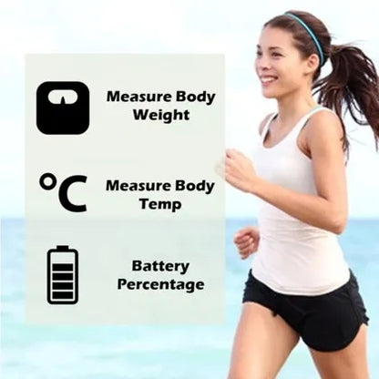 I SCALE Stylish Digital Bathroom Scale, High-Accuracy Electronic Personal Weight Scale for Home