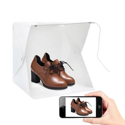 Online products Gem Photography Lighting & Studio Equipment Camera DSLR Photography Photo Light Box 20cm Mini Studio Box Kit Photography Shooting light Box with 6 color backgrounds