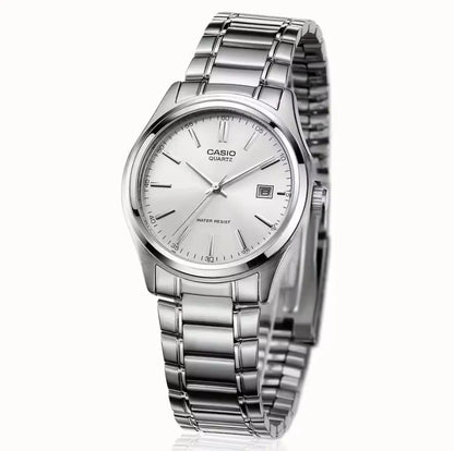 Stainless Steel Leisure High Luxury Business Date Simple Diamond Face Quartz Watch Men Women Watch