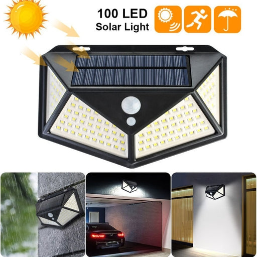 Solar 100 LED with Motion Work Light