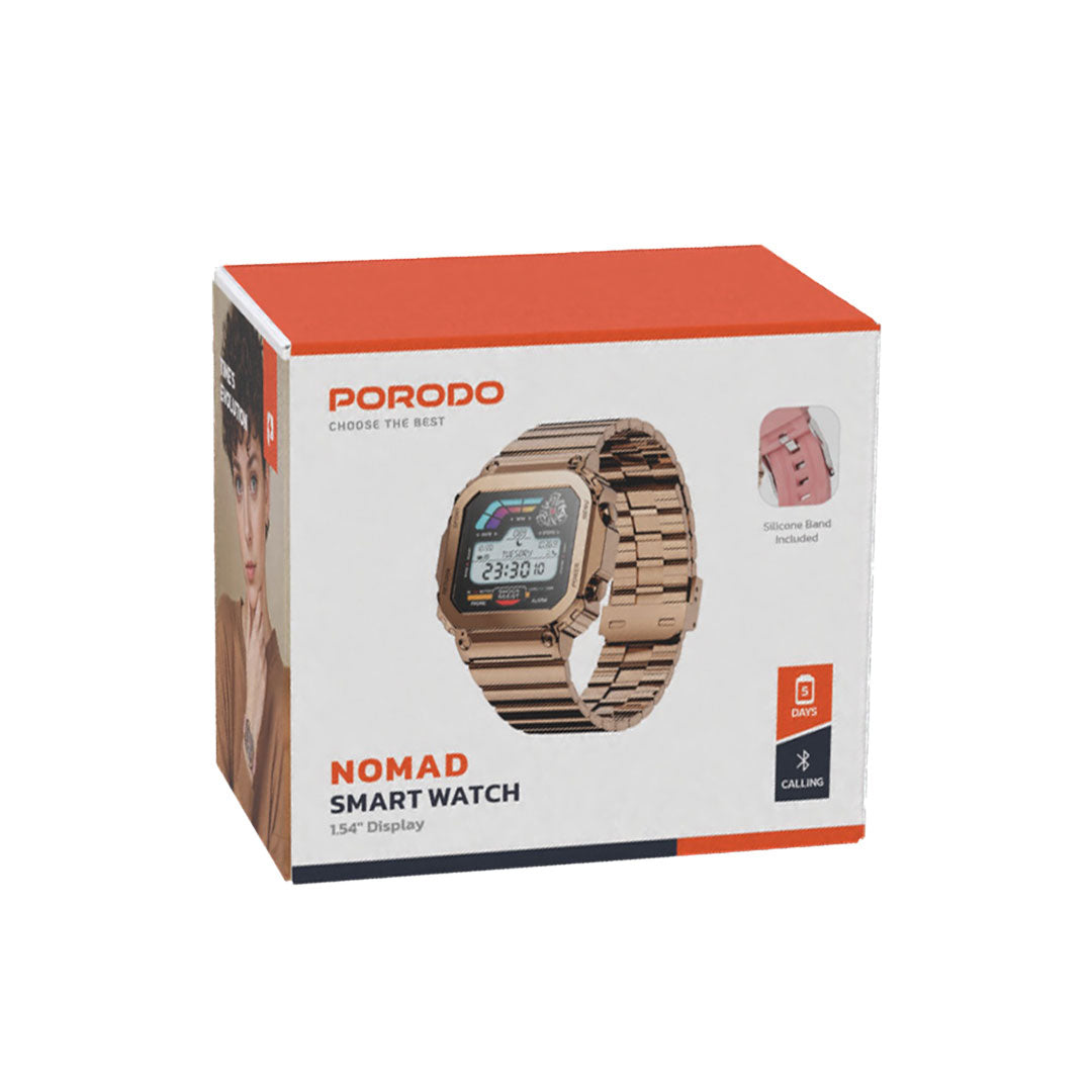Porodo Nomad Smart Watch For Android & iOS