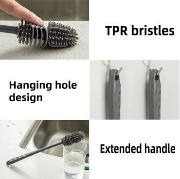 Silicone Water Bottle Brush Set