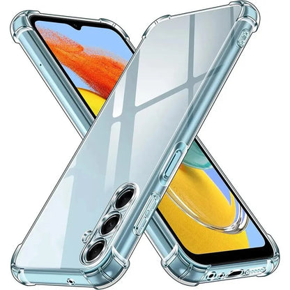 Samsung Galaxy A55 5G / A35 /A25 /A15 Case Clear TPU Four Corners Cover Transparent Soft