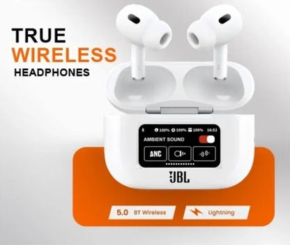 JBL a9 Pro Airpods Pro Wireless Earbuds (a Grade) with Full Touch Screen Case ANC ENC