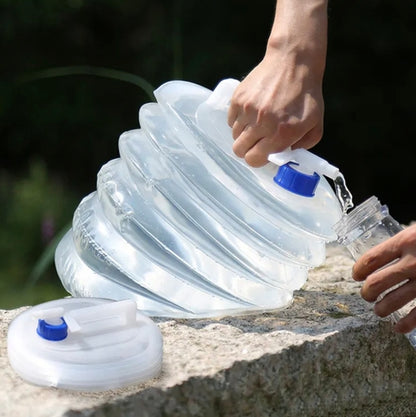 Folding Water Bag Foldable Leakproof Water Bottle for Outdoor Activities Easy to Clean