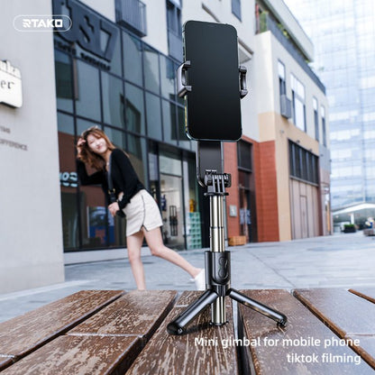 Rtako L08 Mini Anti-shake Electric Gimbal Stabilizer - Ultra-Compact Design: Lightweight and easy to carry, making it ideal for travel and daily use