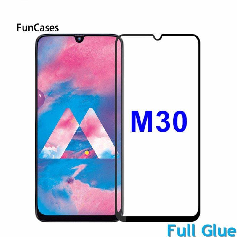 High Quality Full Glue Full Tempered Glass Screen Protector For Samsung Galaxy M30