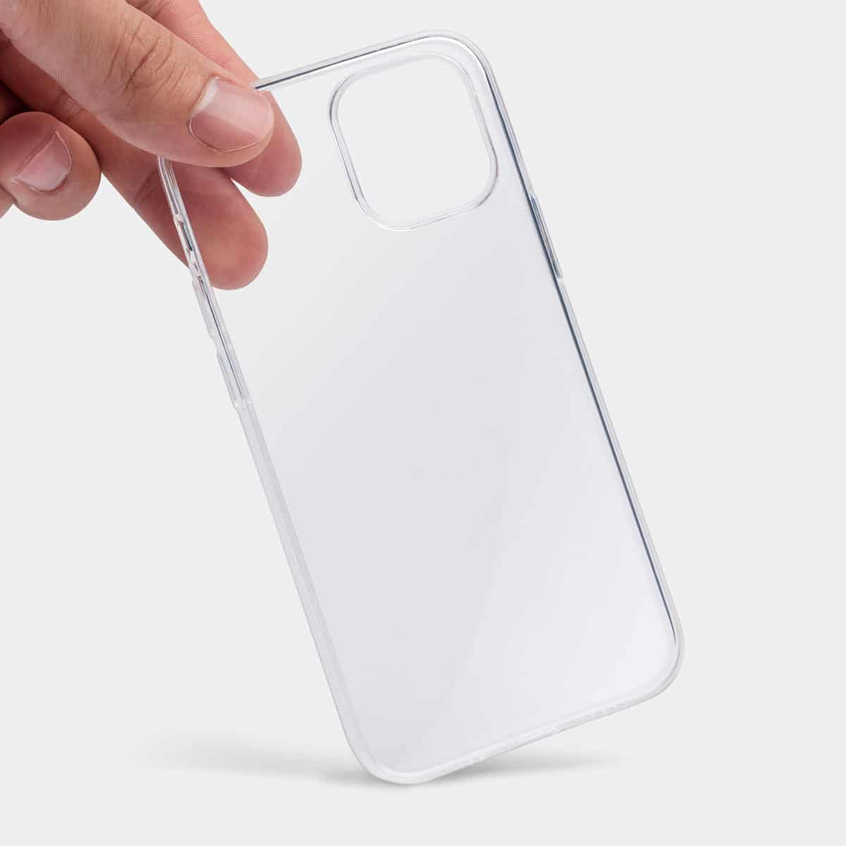 G-Case Transparent Soft TPU Premium Back Cover for iP 12 Series