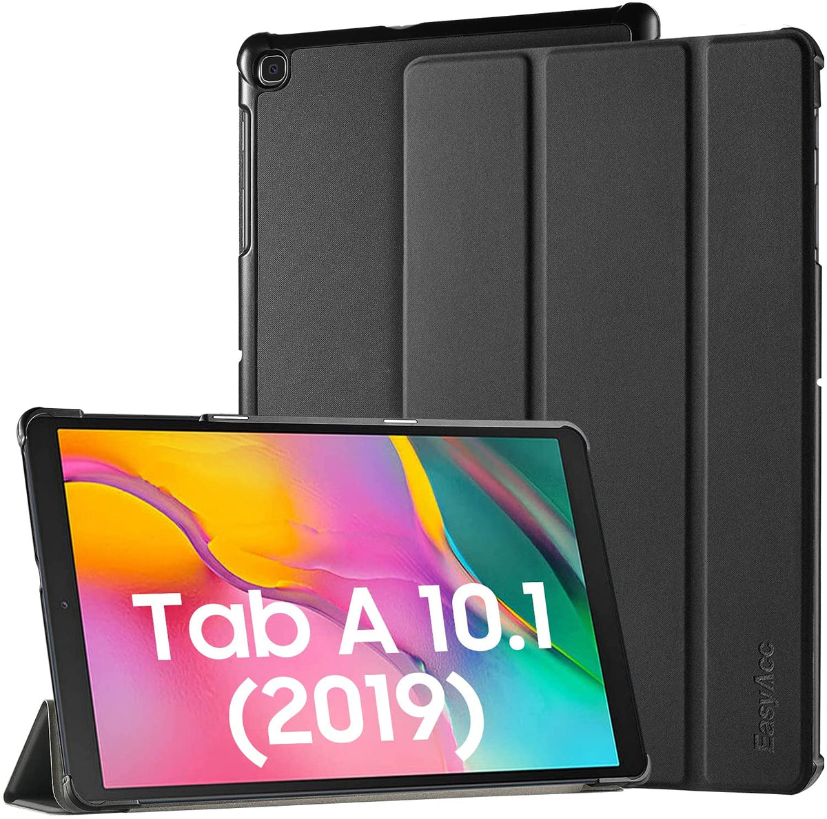 Tri-Fold Protective Smart Case Book Pouch For Samsung Galaxy Tab A 10.1 inch 2019 ( T510/ T515)
