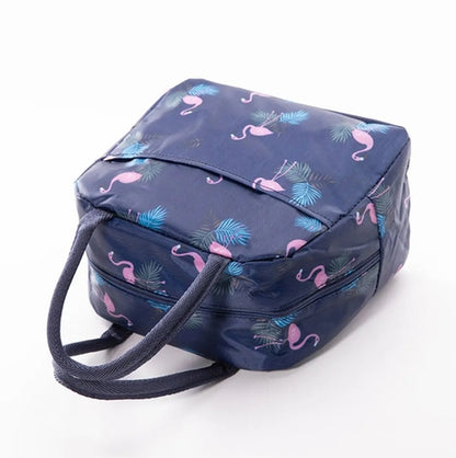 Insulated Lunch Bag Women Waterproof Thickened Aluminum Foil Kids Small Portable Lunch Box Beach