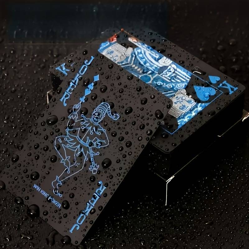 Waterproof PVC Playing Cards: Durable Illusionist Poker Deck for Casino Parties & Game Nights