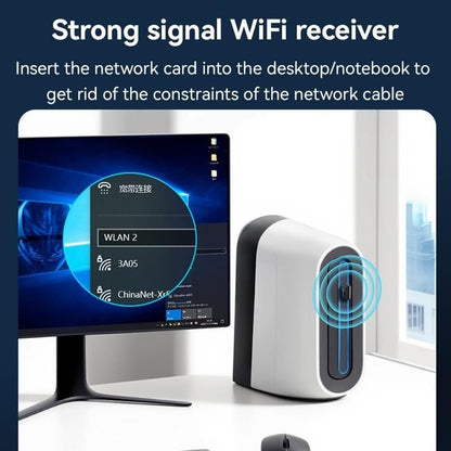 Yesido WP10 WiFi Wireless Adapter 150Mbps High Speed USB WiFi Receiver
