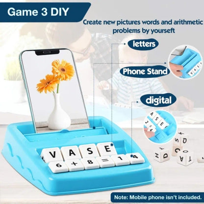 Educational Game -2in1, Matching Letters and Arithmetic, Reading Spelling, Word Objects