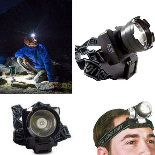 Aiko Rechargeable Head Mounted LED Torch Lamp AS-665