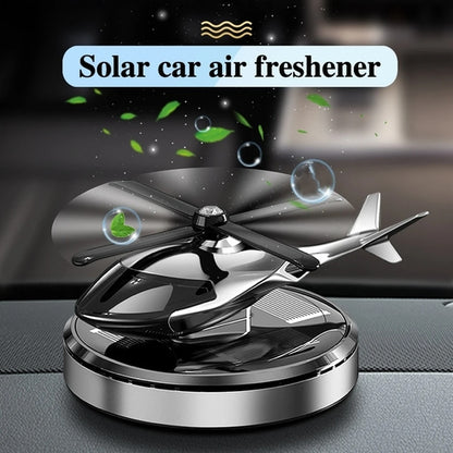 Solar Car Fragrance Helicopter Car Air Freshener Ornaments Decor Interior Decoration