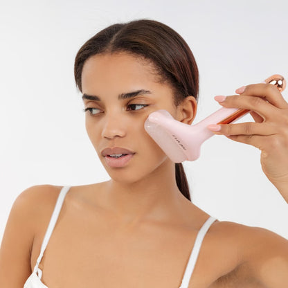 FLBWLES Flbwles Massage Roller Massager for Face Cooling Neck Skin Tightening Roller Brighten Complexion and Reduce Anti- Wrinkles Facial Skin Lifting, Under Eye Puffiness for Womens face massager