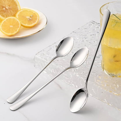 Long Handle Spoon Set, Ice Cream Spoon for Tall Glasses (7.5Inch) -2Pcs/6Pcs