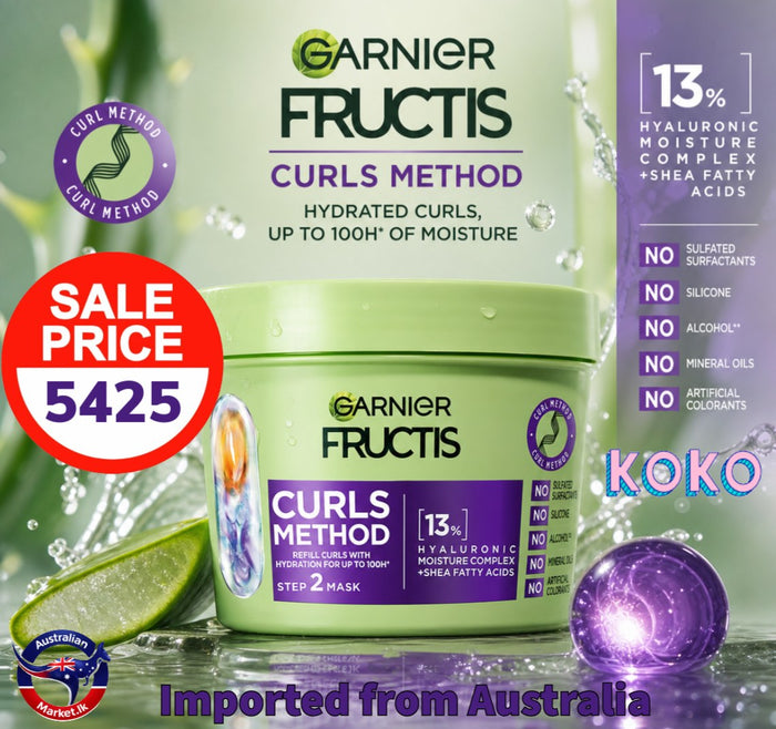 Garnier Fructis Curls Method Mask 370Ml 💜
