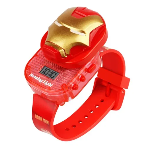 Kids Light & Music Digital Watch - Spiderman Iron Man Cartoon Anime Toy Gift