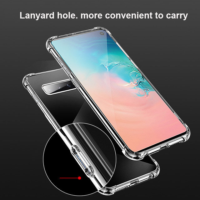 Galaxy S10 Lite / S10E Airbag Clear Back Case Bumper Silicone Cover