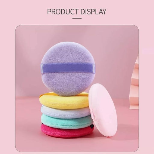 Powder Puff Makeup Puff Round Powder Puff Soft Powder Sponge Reusable Cosmetic Puff
