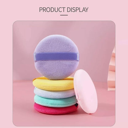 Powder Puff Makeup Puff Round Powder Puff Soft Powder Sponge Reusable Cosmetic Puff