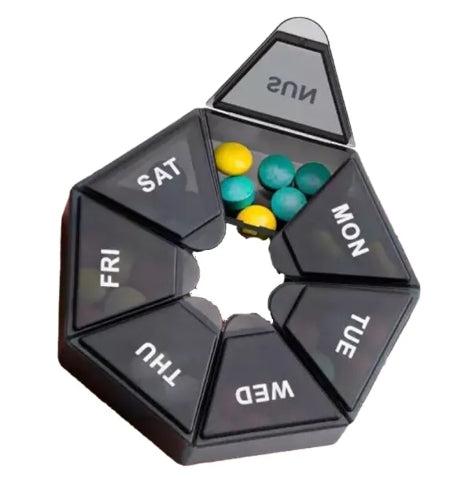 7 Days Pill Organizer Box