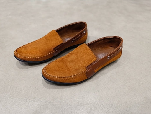 Men Tan Colour Casual Slip on Shoes