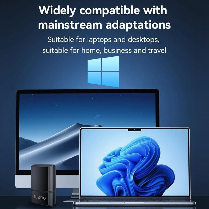Yesido WP10 WiFi Wireless Adapter 150Mbps High Speed USB WiFi Receiver
