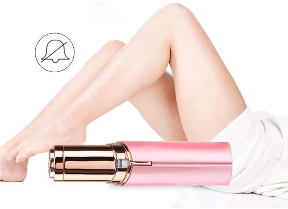 Rechargeable 18K Gold Women Facial Hair Remover | Precision Eyebrow Trimmer