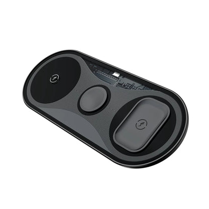Remax 15W Multifunctional 3-in-1 Wireless Charger RP-W61 For Mobile , Smart Watch