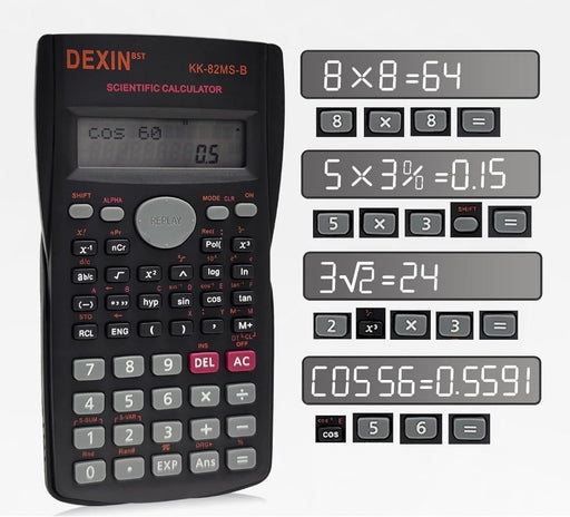 Advanced Scientific Calculator – 240 Functions, Portable Math & Engineering Calculator for School