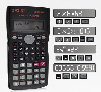Advanced Scientific Calculator – 240 Functions, Portable Math & Engineering Calculator for School