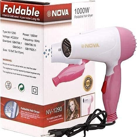 Electric AC Current Hair Dryer Folding System