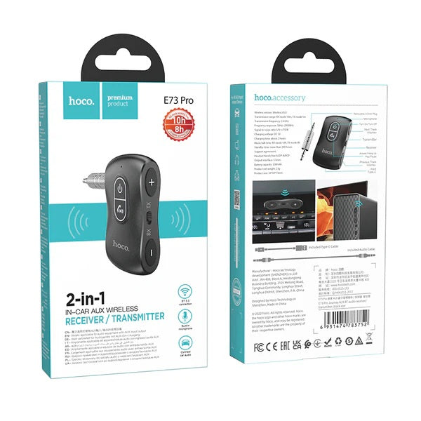HOCO E73 Pro Journey AUX BT Audio Receiver / Transmitter