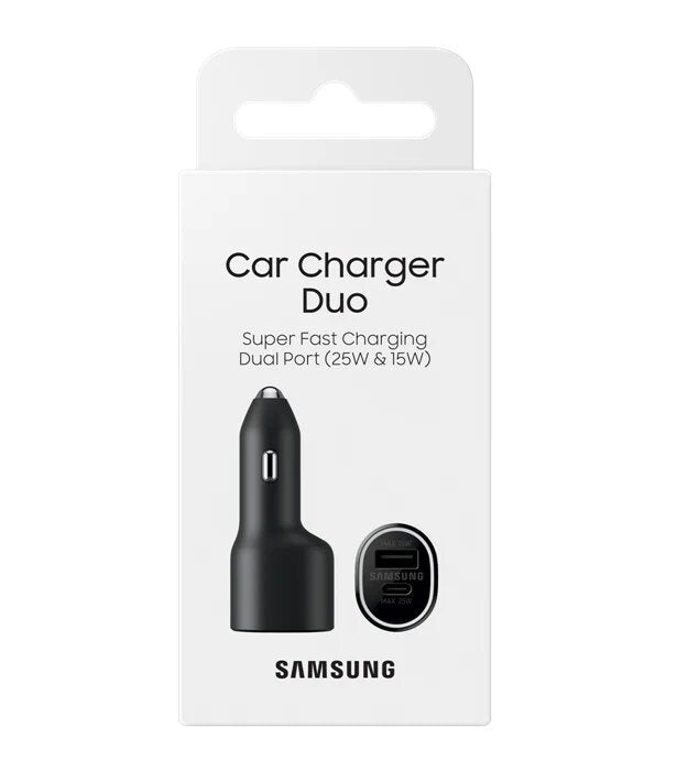 Samsung Car Charger Duo Ep-L4020 Super Fast Dual 25w & 15w