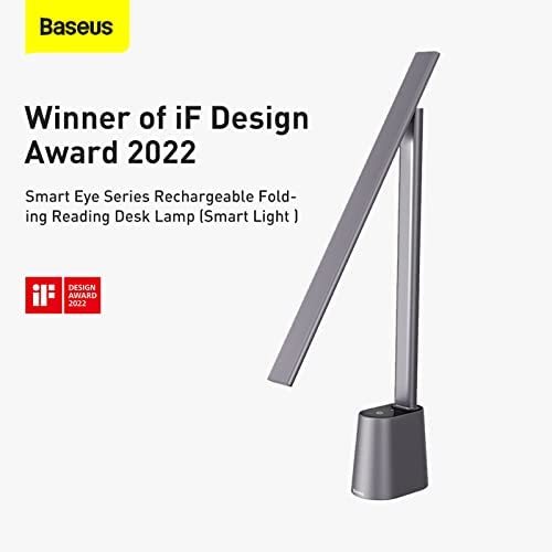 Baseus Table Lamp LED Desk Night Lamp Eye Protection Study Reading Light USB Rechargeable Desktop Office Work Table Lamp