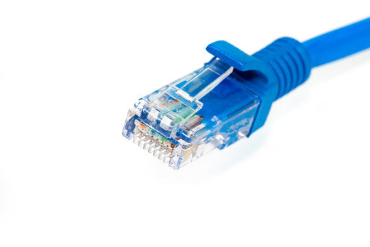1M - Cat6 Ethernet Network Patch Cable Blue RJ45 ( 2Pcs Pack )