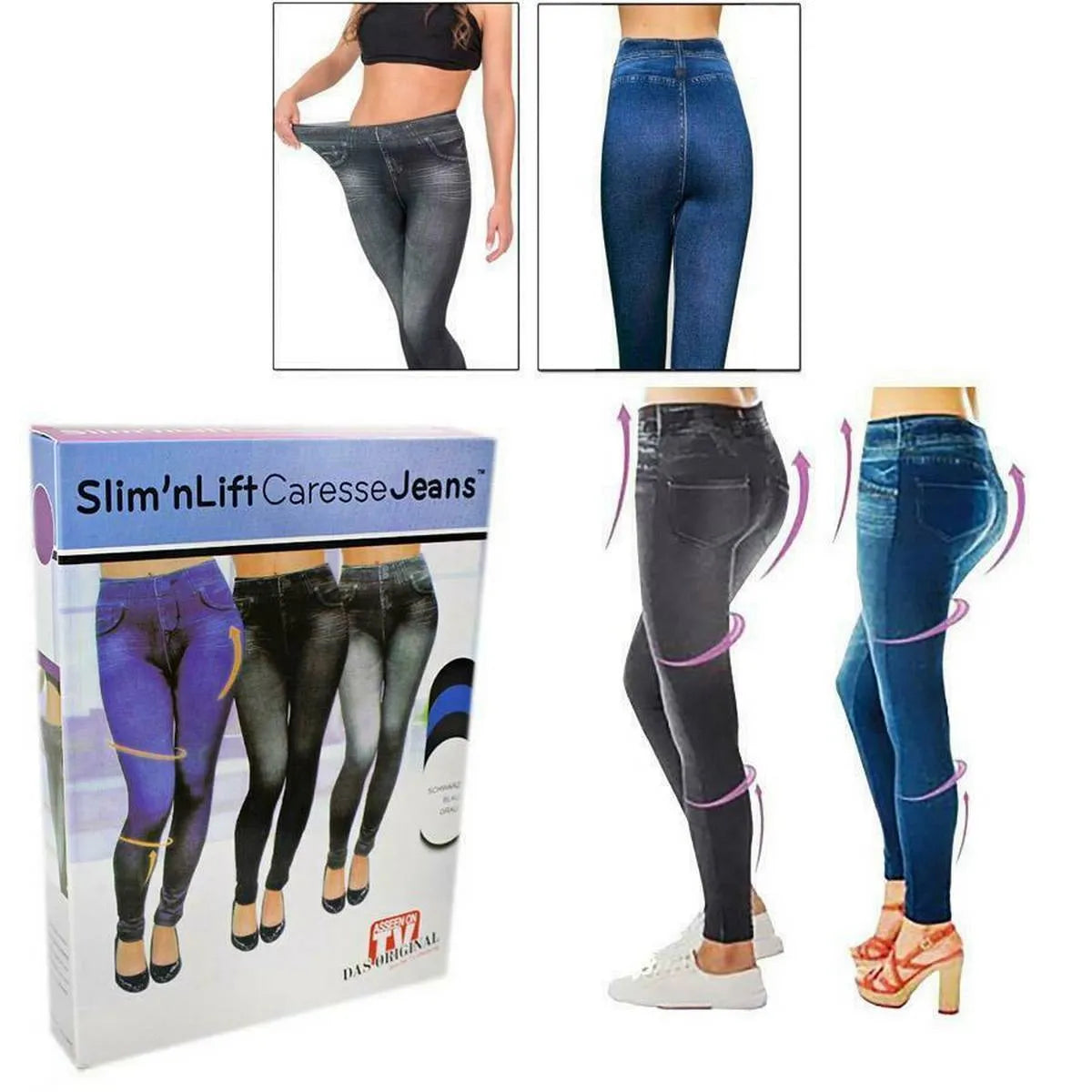 Slimâ€™N Lift Caresse Jeans High Waist Slim Jegging