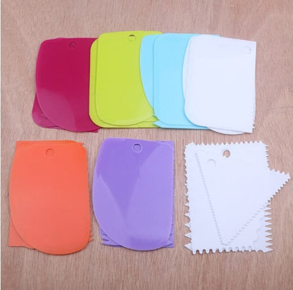 3 Pieces Scrappers Cake Accessories icing tools cake decoration Scrapper