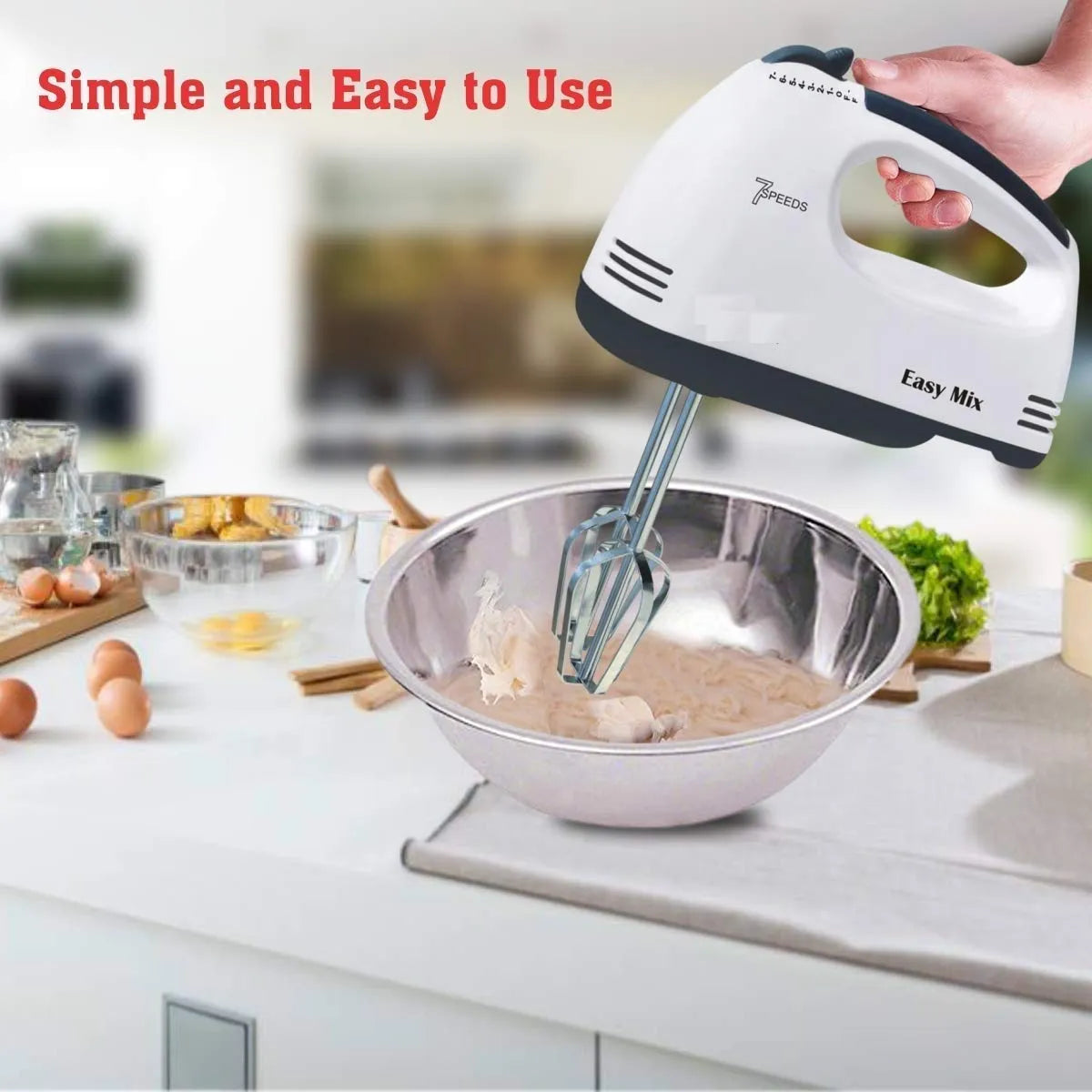 Sokany - 7 Speed Hand Beater, Hand Mixer 180W (Model-133) SMT