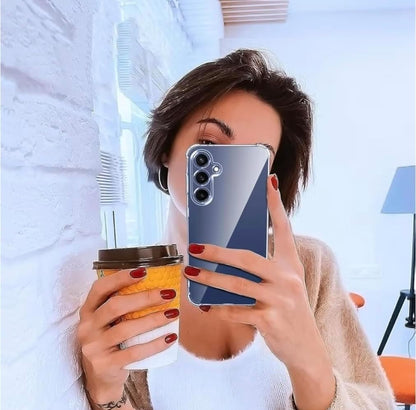 Clear Case for Samsung Galaxy S25 FE 5G (Not for Samsung Galaxy S25), Ultra Transparent Shockproof Silicone Protective Case with Reinforced Corners Clear Thin Soft TPU Bumper Cover