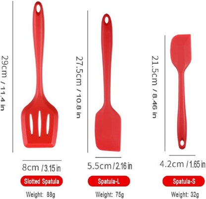 Silicone Set 5Pcs Spoon Set Kitchenware Cutlery
