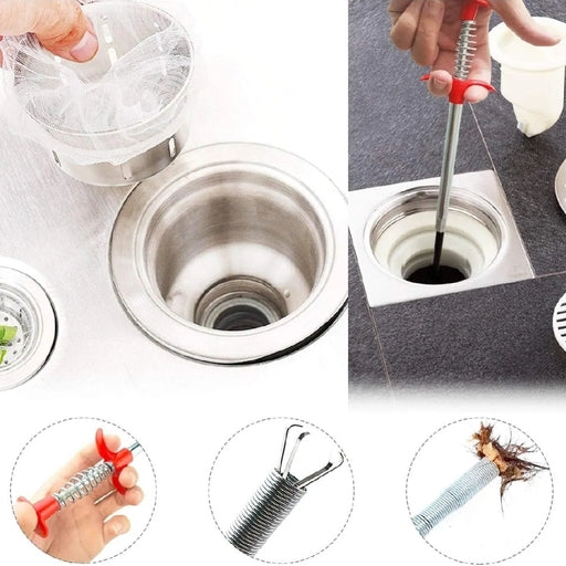 Flexible Retractable Grabber Tool Claw Stick Drain Cleaner Hair Remover Cable Aid SMT