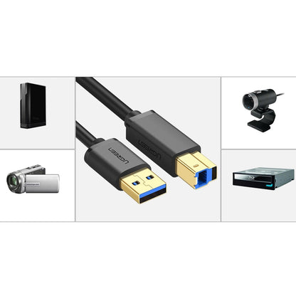 Ugreen US210 10372 Printer Cable with USB-A / USB-B Connectors, 5 Gbps Speed, 2M