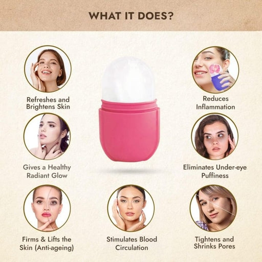 Facial Ice Roller for Face Big Size Beauty Tool for Skin Care and Cooling