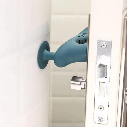 Door Handle Protective Cover Silicone Door Knob Cover with Suction Cup